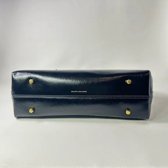 NEW/NWT Women’s Coach Empire Carryall Bag 34 Satchel Glazed Black - Picture 10 of 13